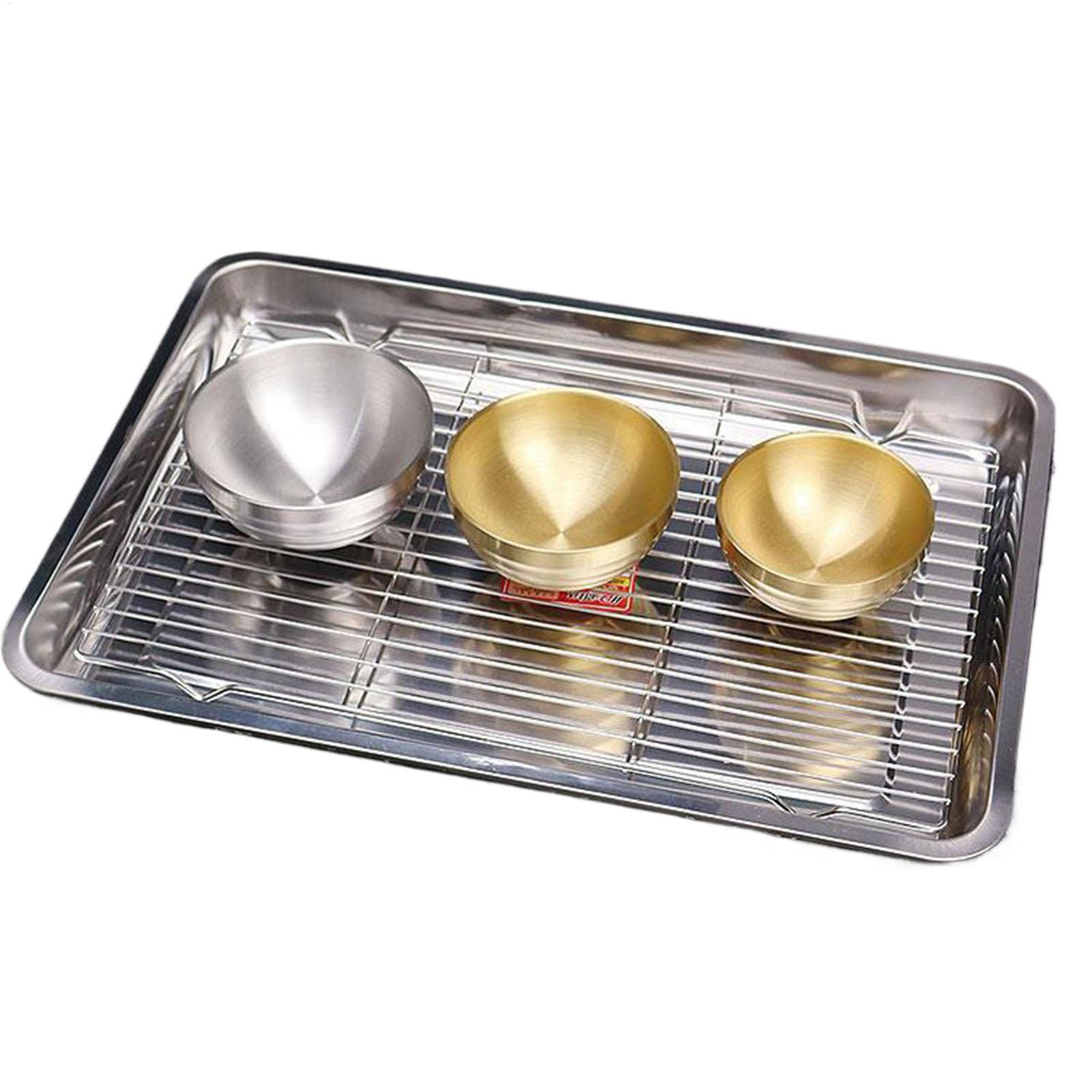 Kitchen Baking Tray Rack - Sheet Pan Stainless Steel Non-Stick With