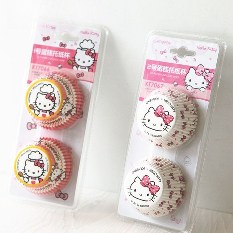 Kitchen Paper For Baking - Hello Kitty Printed Cupcake Liners Cute