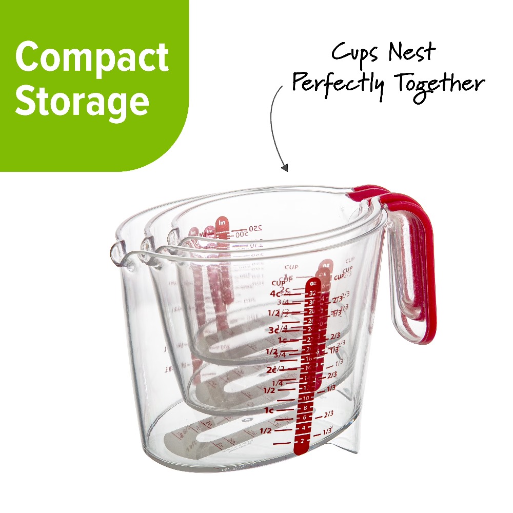 3 Piece Liquid Measuring Cup S - огляд і ціна Kitchen Glass Baking Set