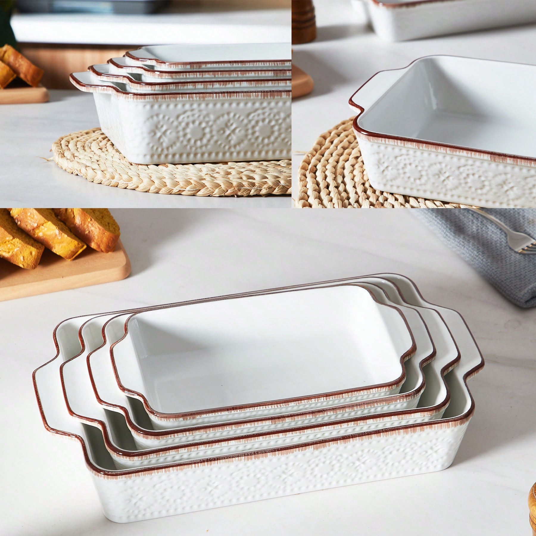 Casserole Dishes For Oven Vint - огляд і ціна Kitchen Glass Baking Set