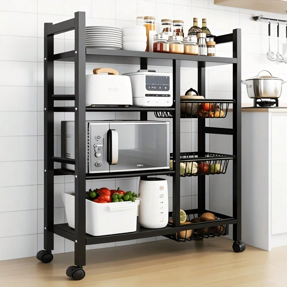 Movable Kitchen Storage Rack W - огляд і ціна Kitchen Baking Island