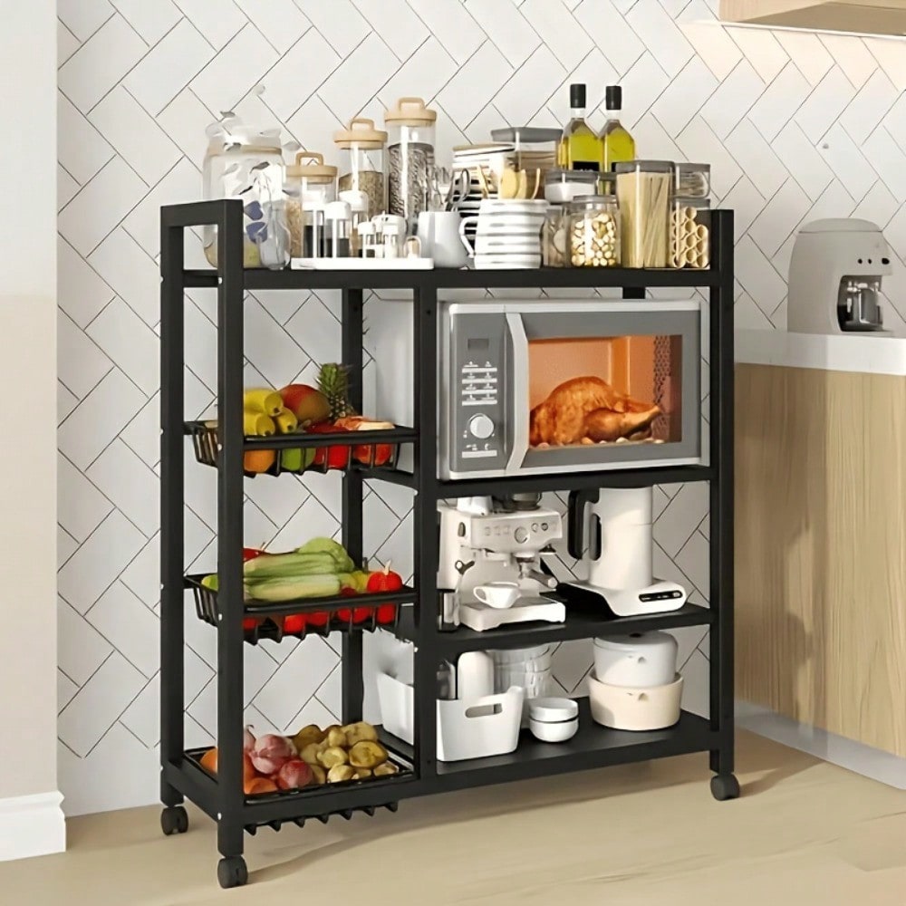 Movable Kitchen Storage Rack W - огляд і ціна Kitchen Baking Island