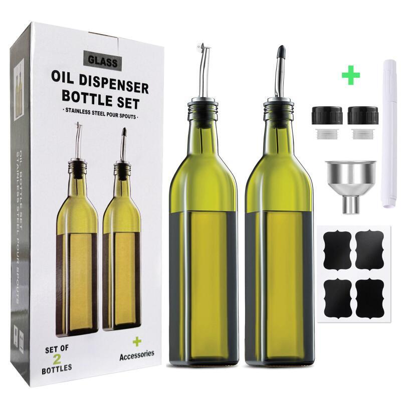 Kitchen Glass Oil Vinegar Disp - огляд і ціна Kitchen Glass Baking Set