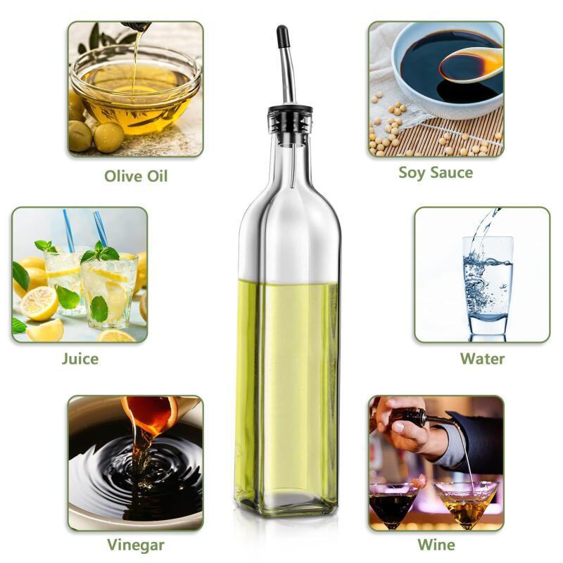 Kitchen Glass Oil Vinegar Disp - огляд і ціна Kitchen Glass Baking Set