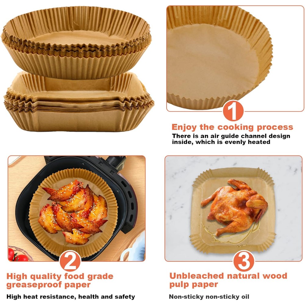 50/100pcs Air Fryer Disposable - огляд і ціна Kitchen Paper For Baking