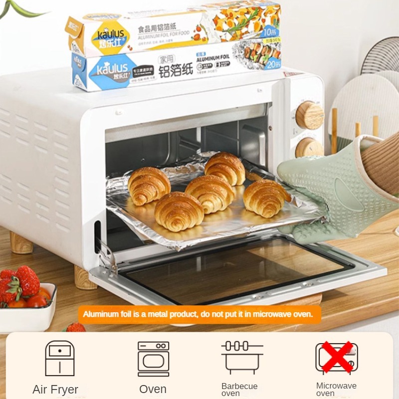 Zackoo 10/20/40M Aluminium Foi - огляд і ціна Kitchen Paper For Baking