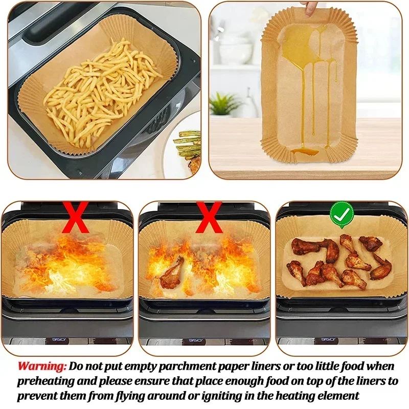 Disposable Air Fryer Paper Non - огляд і ціна Kitchen Paper For Baking