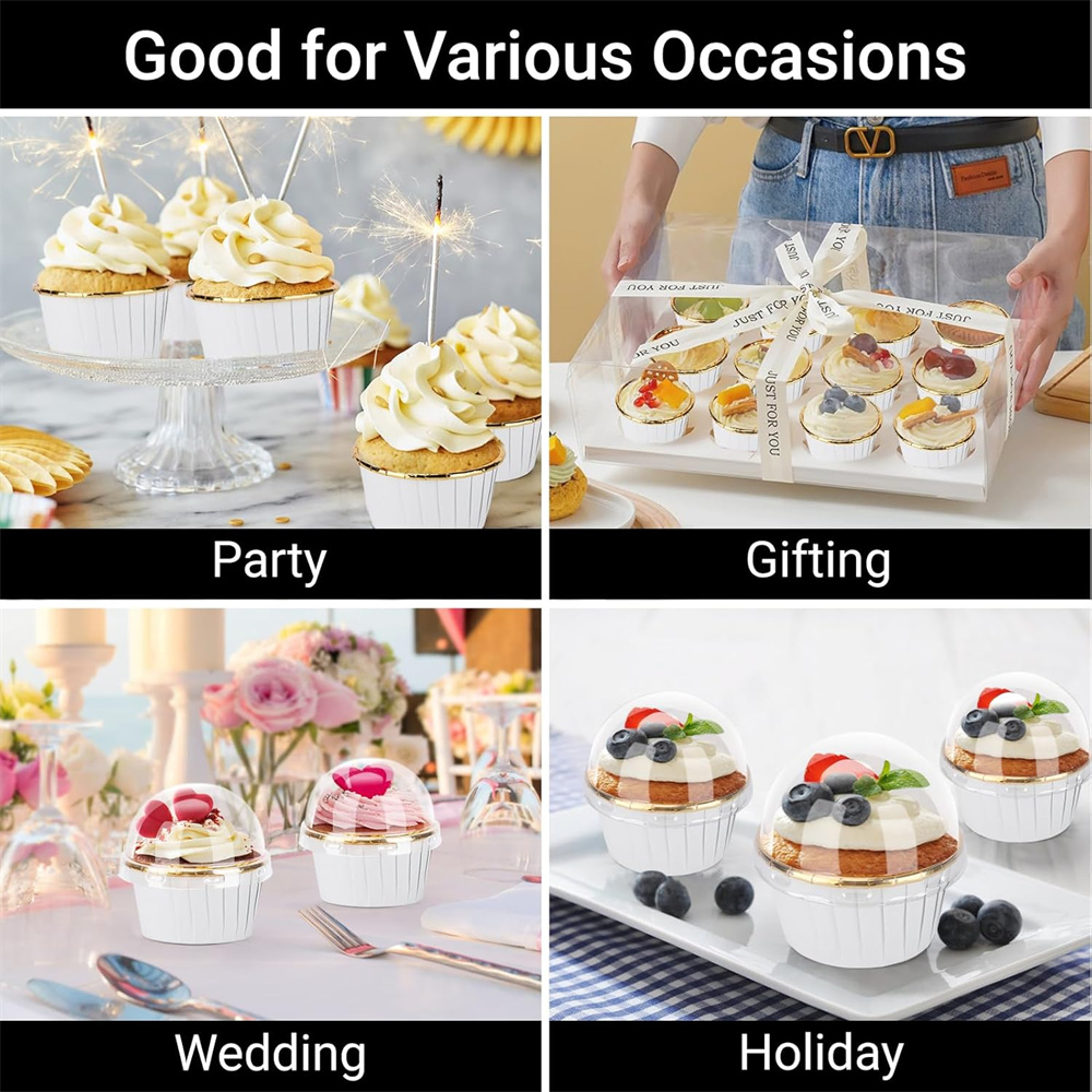 50 pcs Muffins Cup Paper Cupca - огляд і ціна Kitchen Paper For Baking