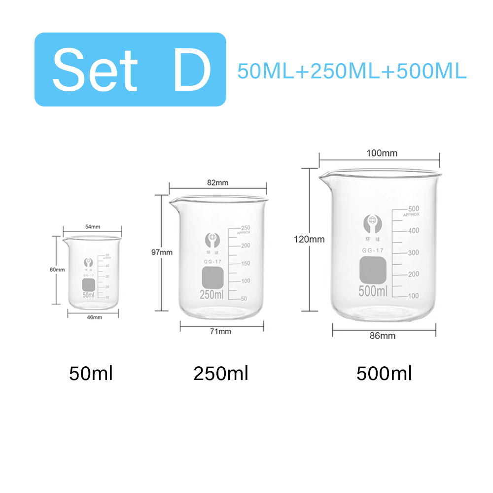 3pcs/Set Glass Measuring Cup S - огляд і ціна Kitchen Glass Baking Set