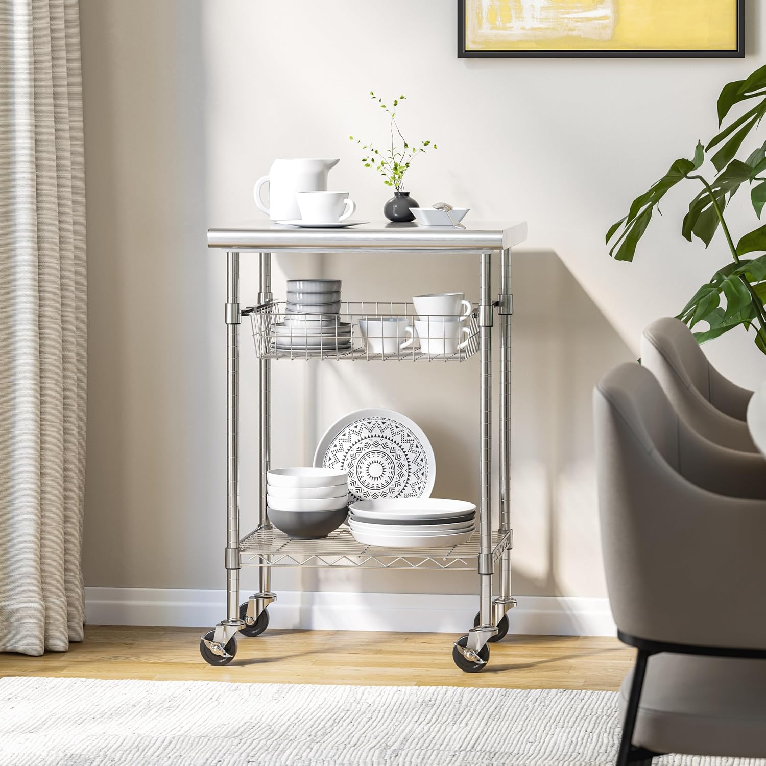 Stainless Steel Commercial Pre - огляд і ціна Kitchen Island Baking Table