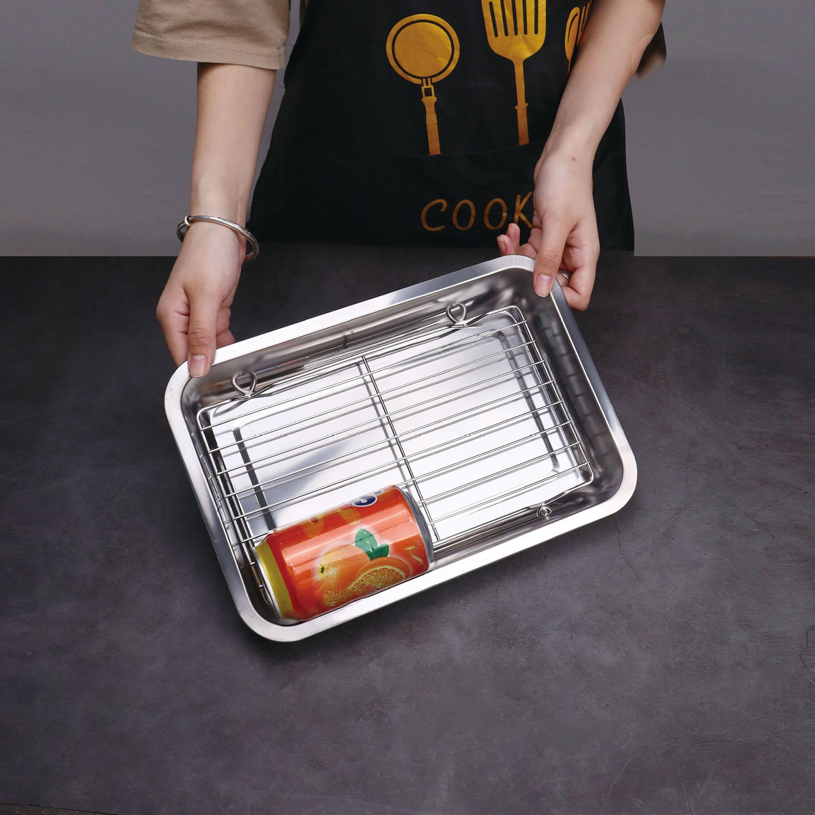 Sheet Pan Stainless Steel Non- - огляд і ціна Kitchen Baking Tray Rack