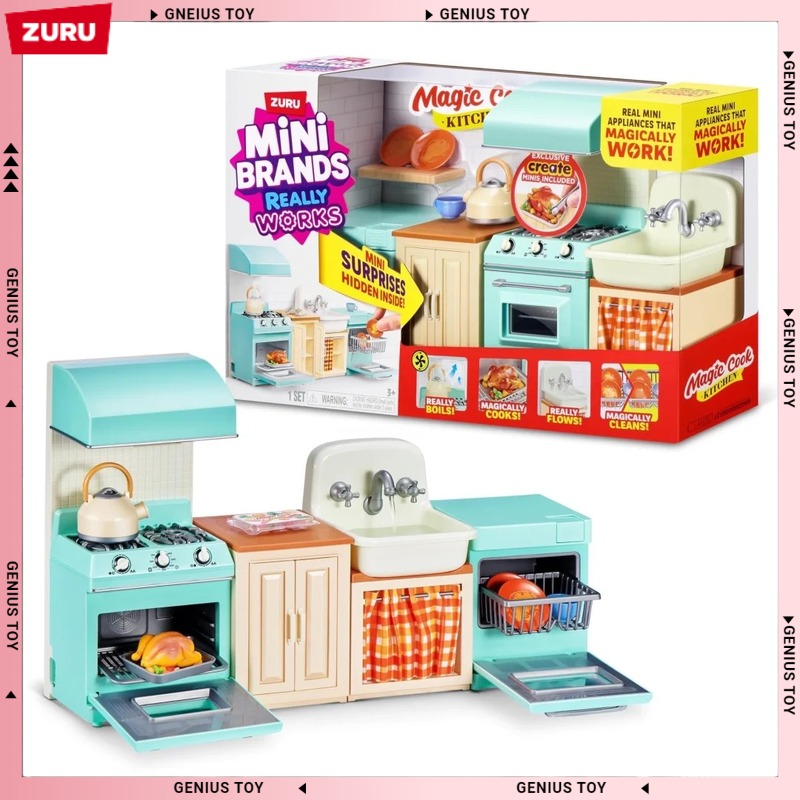 Zuru Mini Brands Magic Cook Ki - огляд і ціна Miniature Baking Kitchen