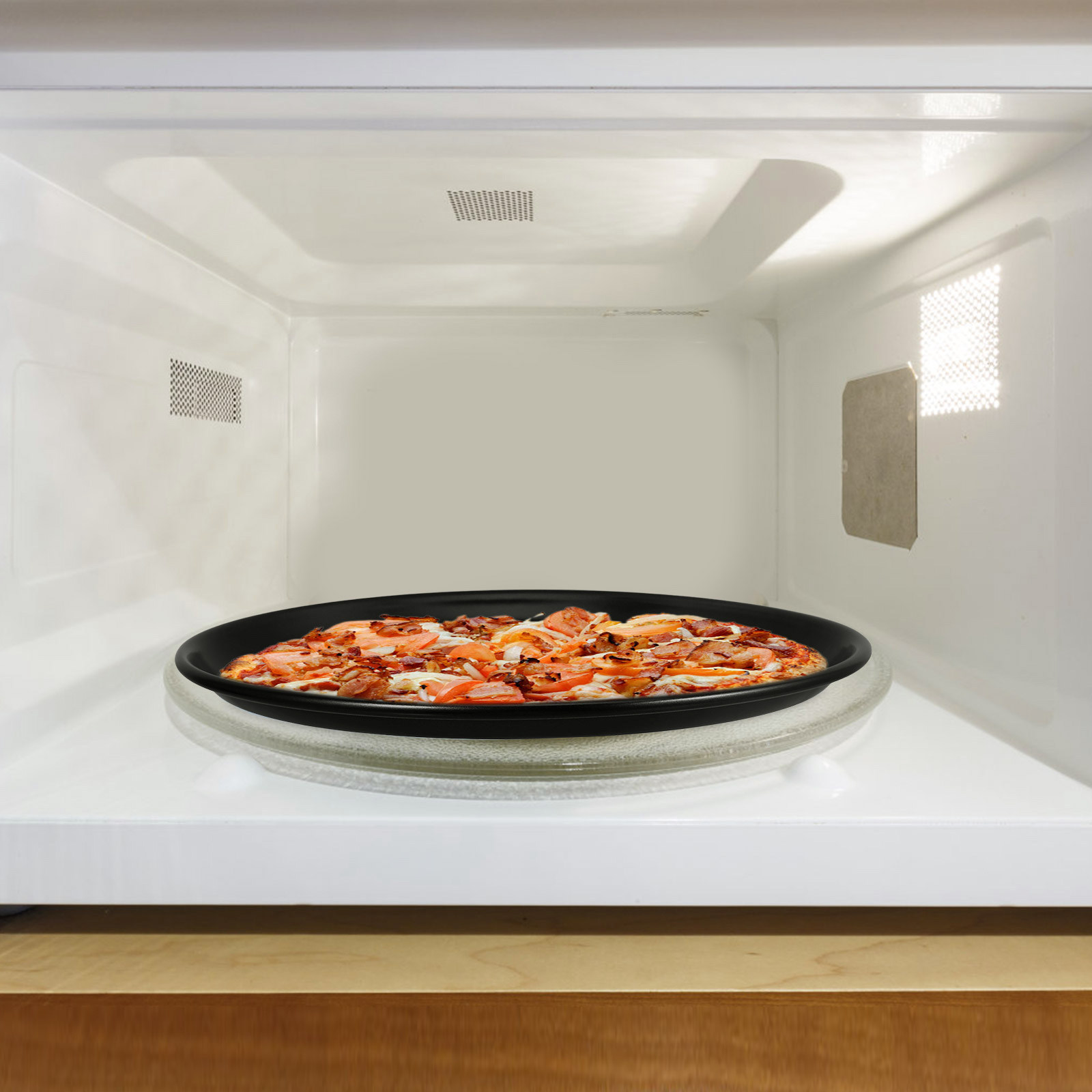 Non-Stick Oven Pizza Pan Round - огляд і ціна Kitchen Essentials Baking Tray