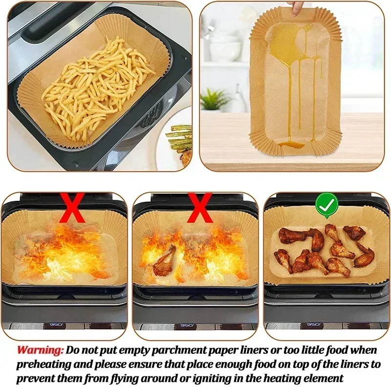 Disposable Air Fryer Paper Non - огляд і ціна Kitchen Paper For Baking
