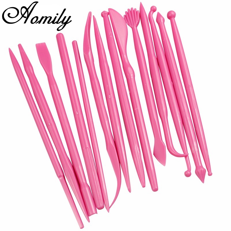 Aomily 14pcs/Set Sculpture Sug - огляд і ціна Fondant Smoother Set
