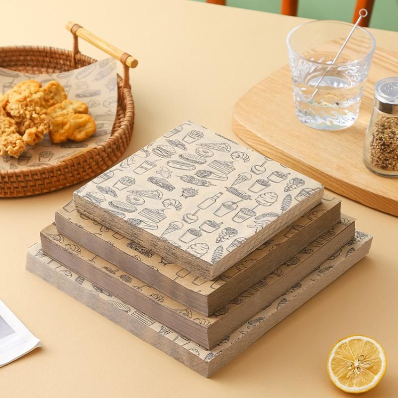 100pcs Oil-Proof Baking Food W - огляд і ціна Kitchen Paper For Baking
