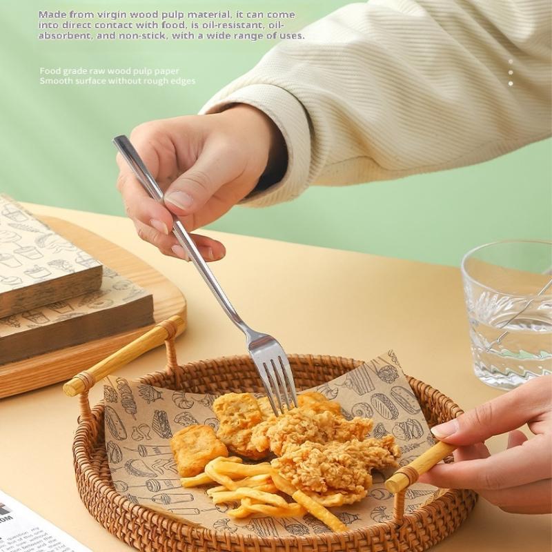 100pcs Oil-Proof Baking Food W - огляд і ціна Kitchen Paper For Baking