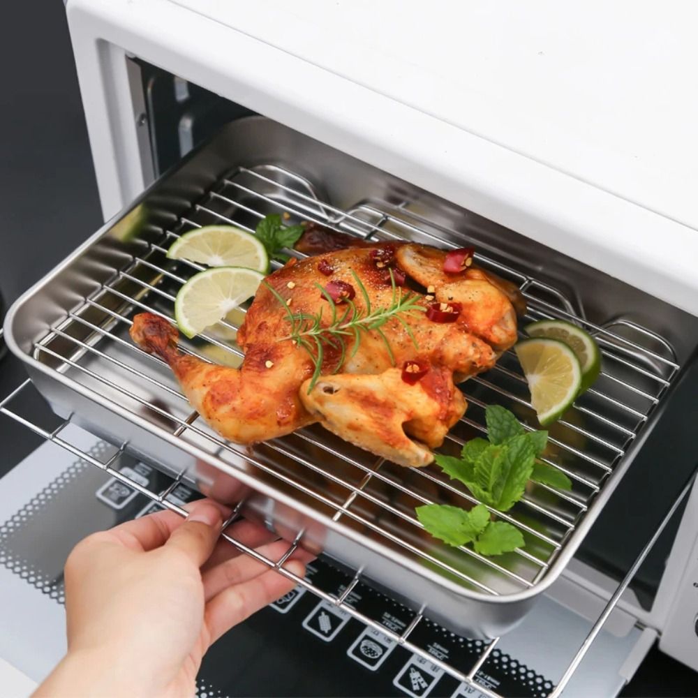 Portable Non-Stick Stainless S - огляд і ціна Kitchen Baking Tray Rack