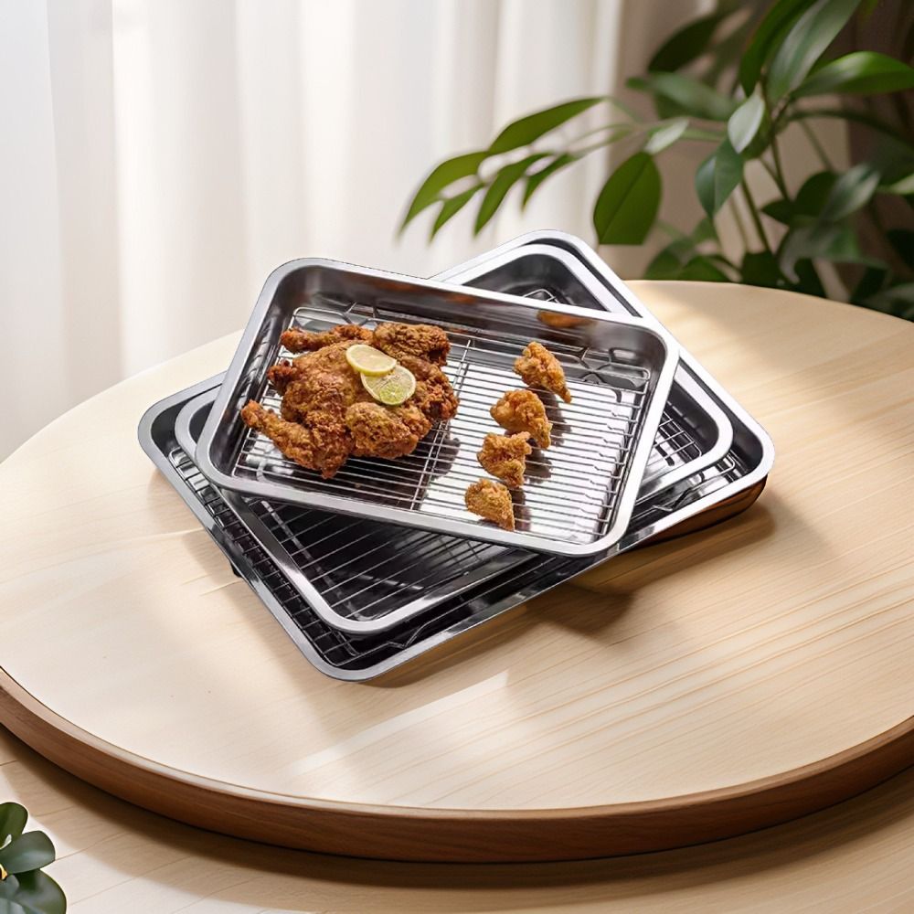 Portable Non-Stick Stainless S - огляд і ціна Kitchen Baking Tray Rack