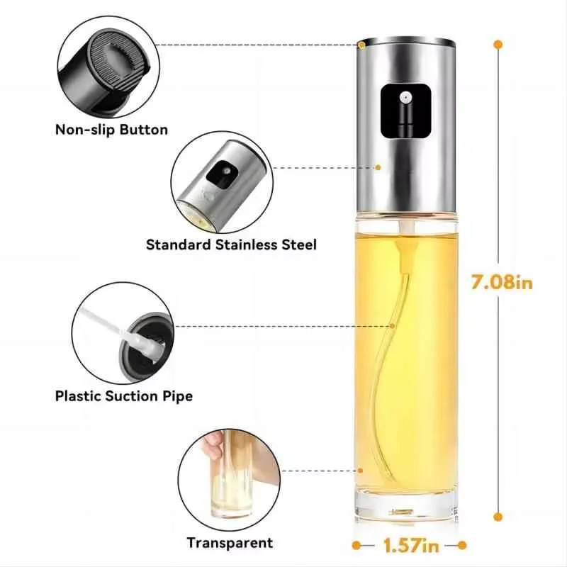 Glass Oil Sprayer for Cooking  - огляд і ціна Kitchen Glass Baking Set