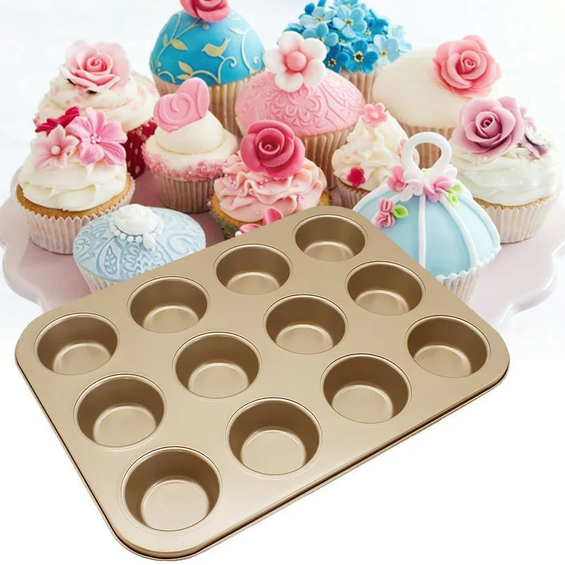 Non-Stick Cupcake Pan Muffin T - огляд і ціна Kitchen Essentials Baking Tray