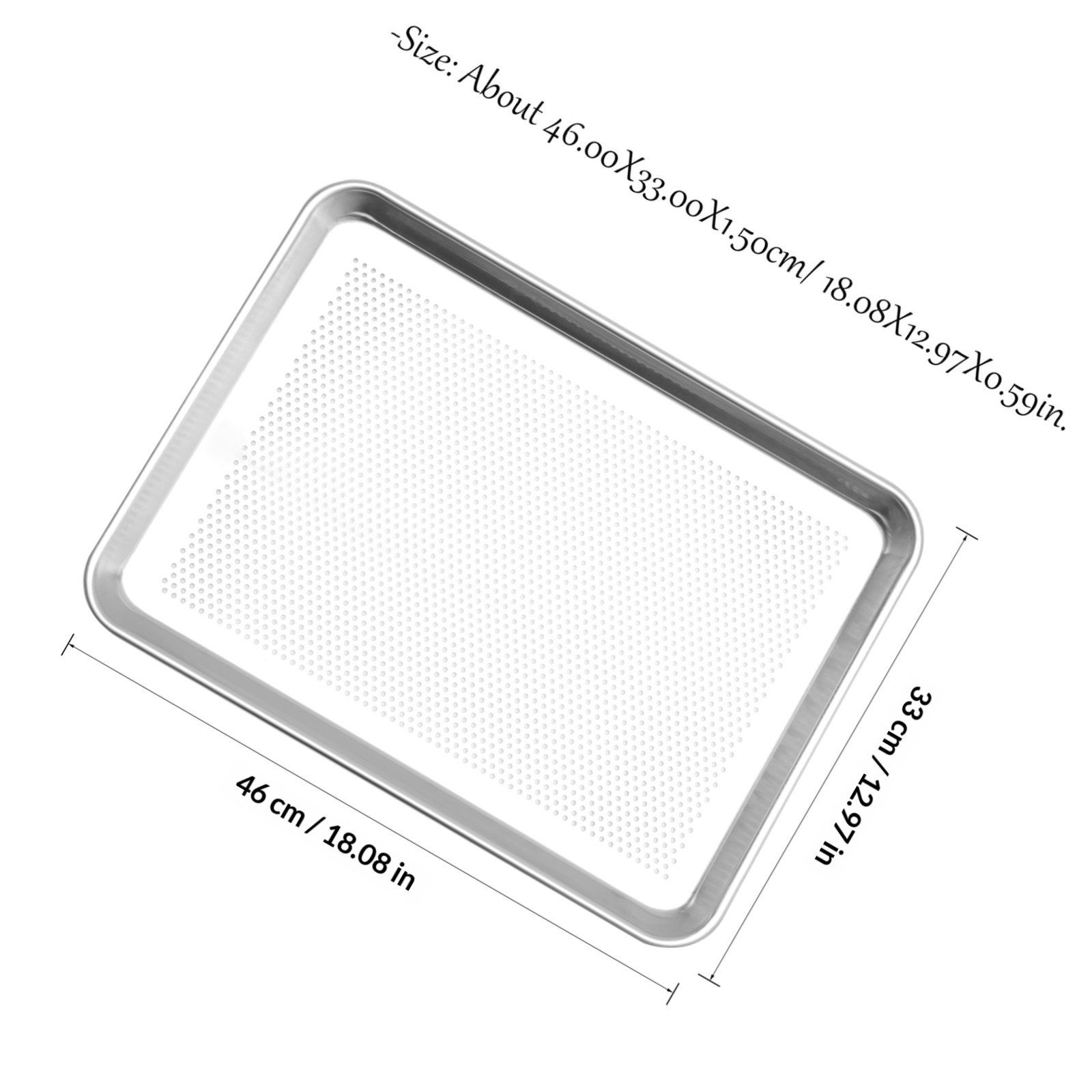 1Pcs Rustproof Aluminium Alloy - огляд і ціна Kitchen Essentials Baking Tray