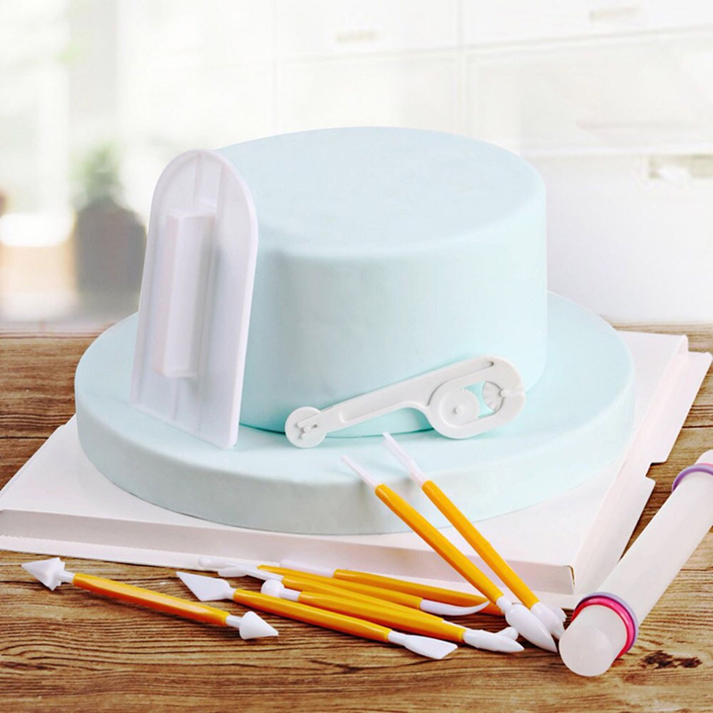 11pcs/set Baking Tools Cake Sc - огляд і ціна Fondant Smoother Set