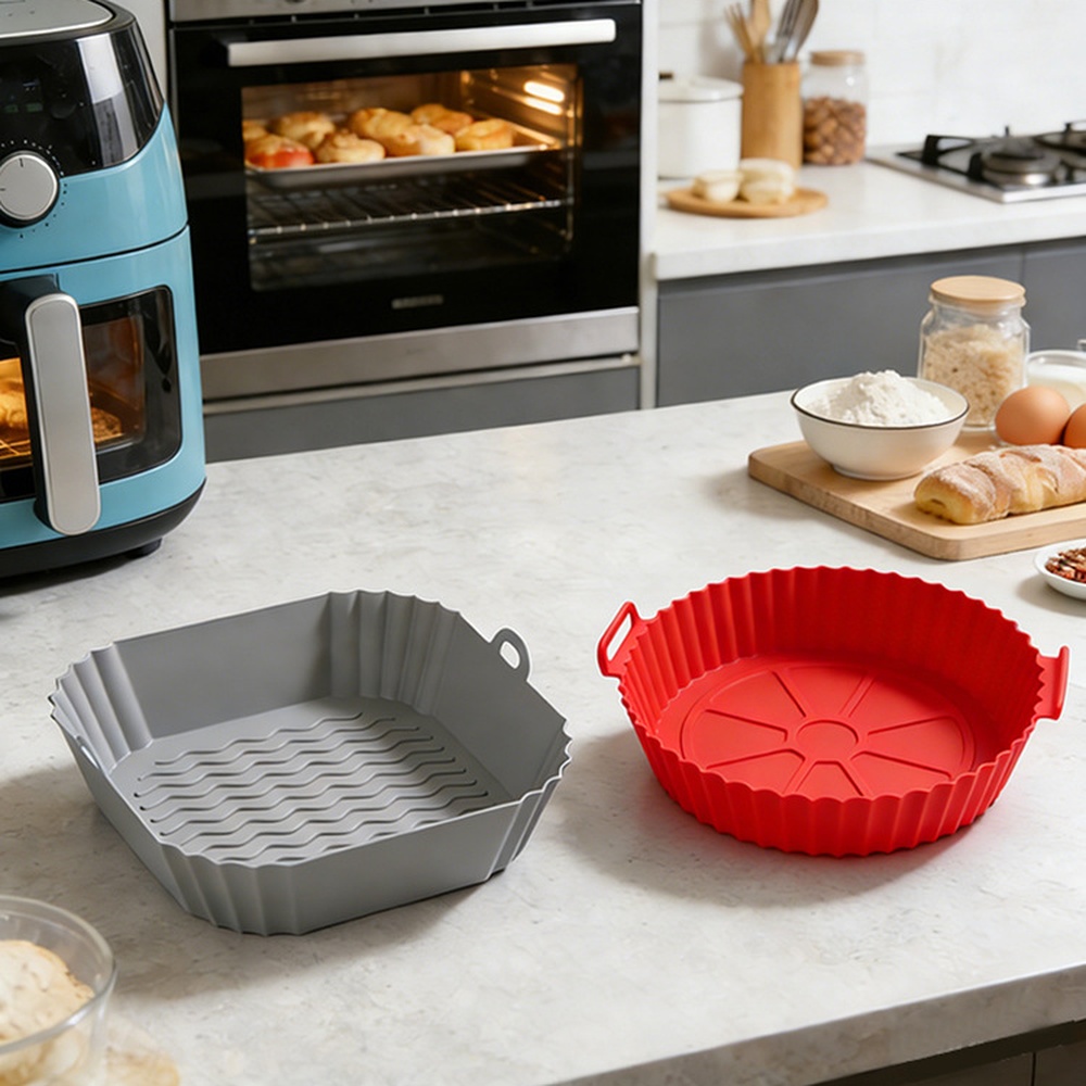 Reusable Silicone Air Fryer Ba - огляд і ціна Kitchen Essentials Baking Tray