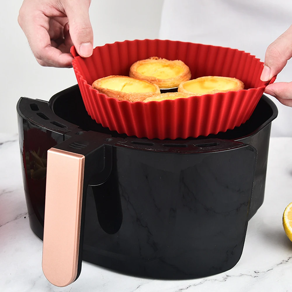 Round Air Fryer Silicone Pot - - огляд і ціна Kitchen Essentials Baking Tray