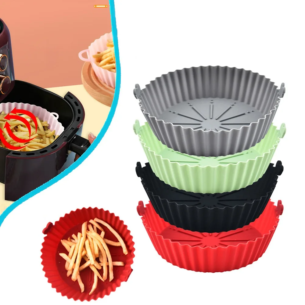 Round Air Fryer Silicone Pot - - огляд і ціна Kitchen Essentials Baking Tray