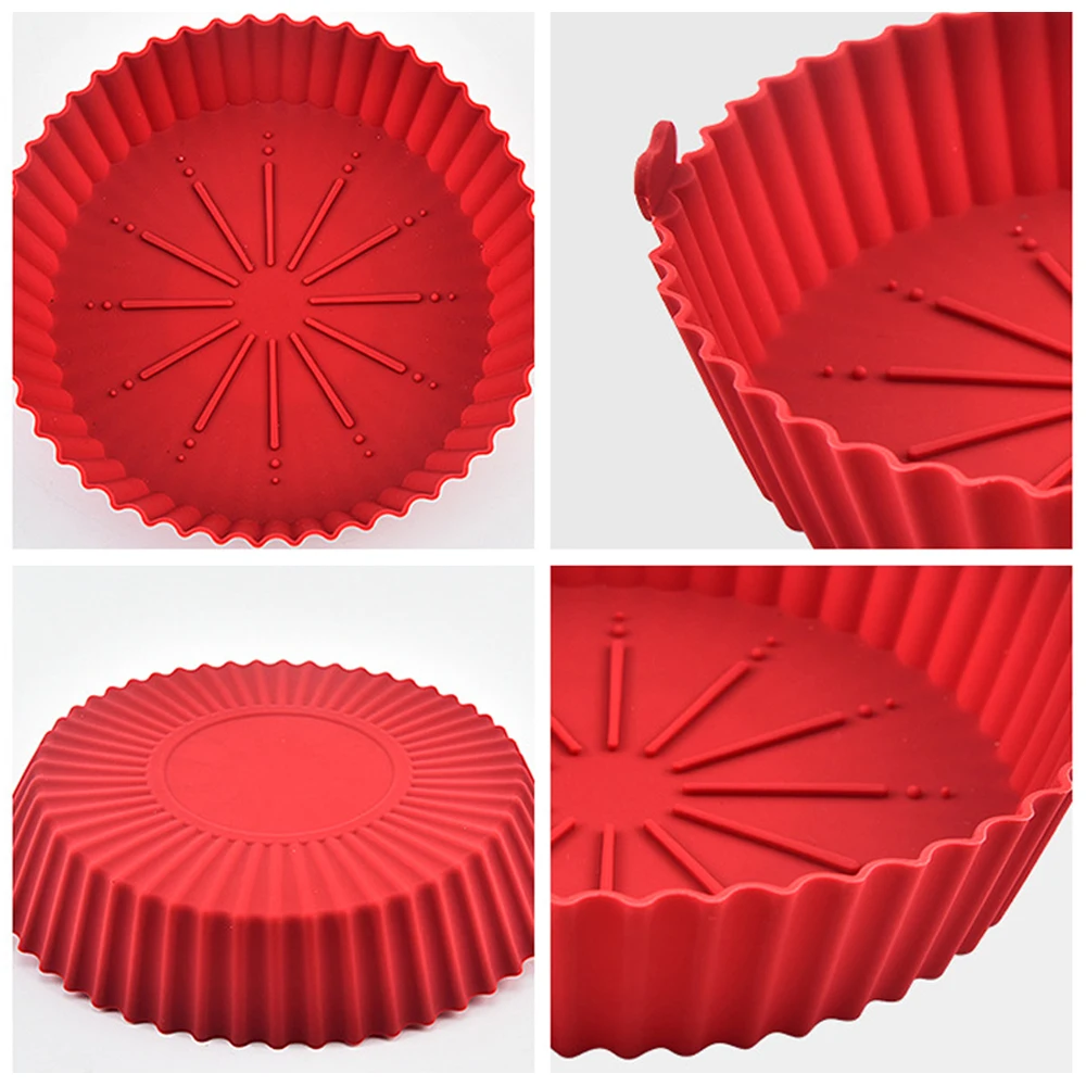 Round Air Fryer Silicone Pot - - огляд і ціна Kitchen Essentials Baking Tray