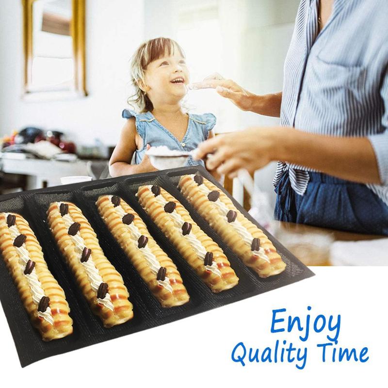 5 Cavity Hoagie Rolls Pan Nons - огляд і ціна Kitchen Essentials Baking Tray