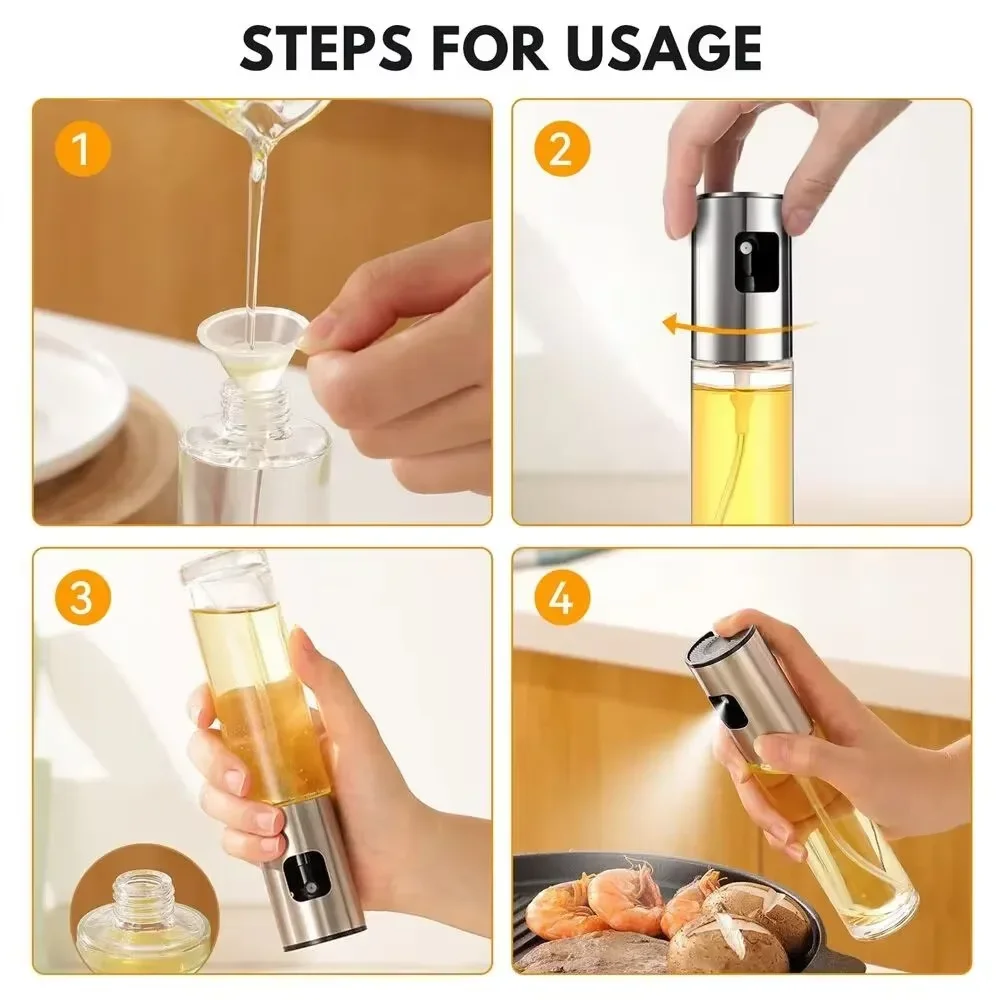 Glass Oil Sprayer for Cooking  - огляд і ціна Kitchen Glass Baking Set