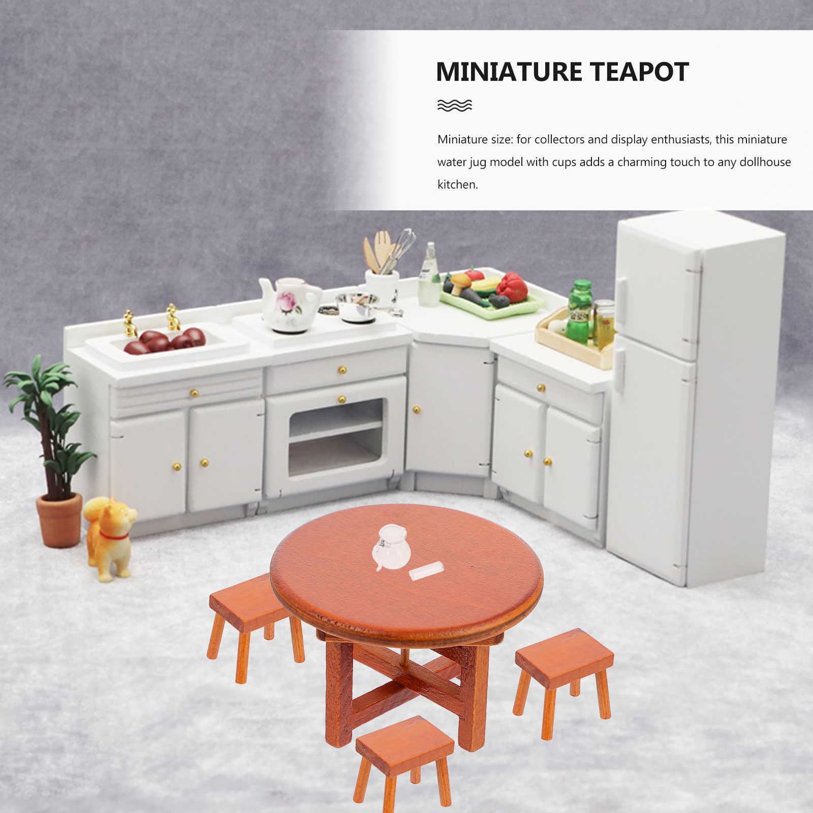 1Set Micro Miniature Kitchen W - огляд і ціна Kitchen Glass Baking Set
