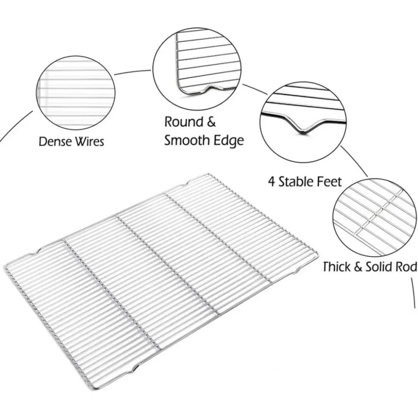 304 Stainless Steel Baking Tra - огляд і ціна Kitchen Baking Tray Rack