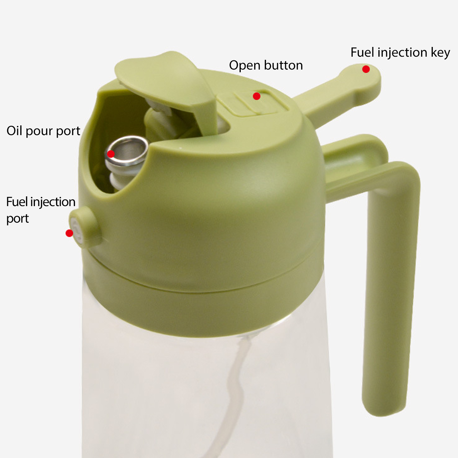 2-in-1 Glass Oil Sprayer For C - огляд і ціна Kitchen Glass Baking Set