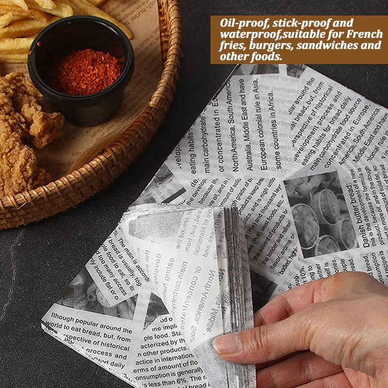 50pcs Oil-Proof Baking Food Wr - огляд і ціна Kitchen Paper For Baking