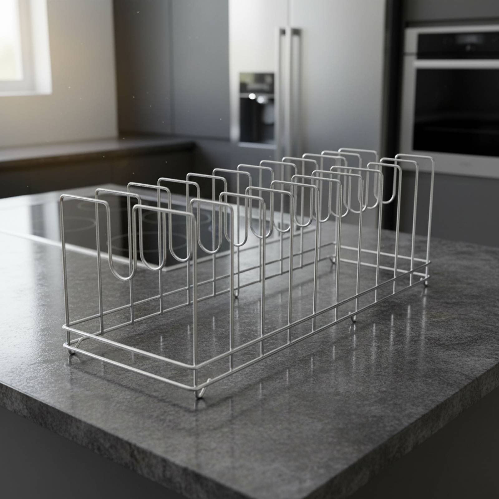 Pizza Pan Rack Space Saving Ba - огляд і ціна Kitchen Baking Tray Rack