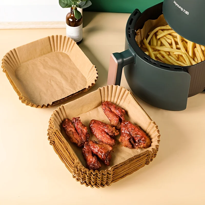 30/50 Pack Air Fryer Paper Squ - огляд і ціна Kitchen Paper For Baking