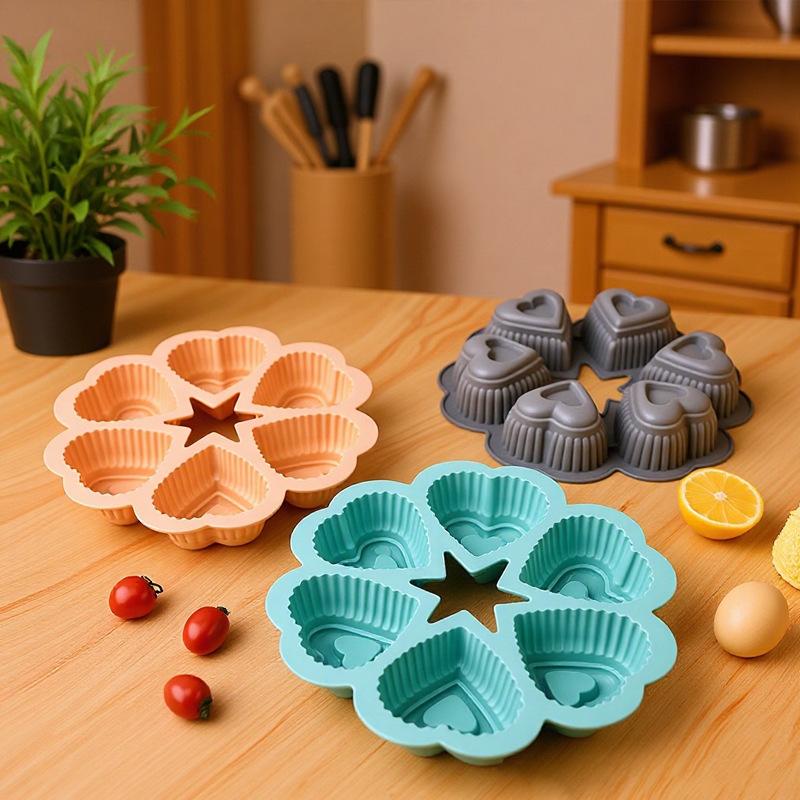 Nonstick Silicone Heart Shaped - огляд і ціна Kitchen Essentials Baking Tray